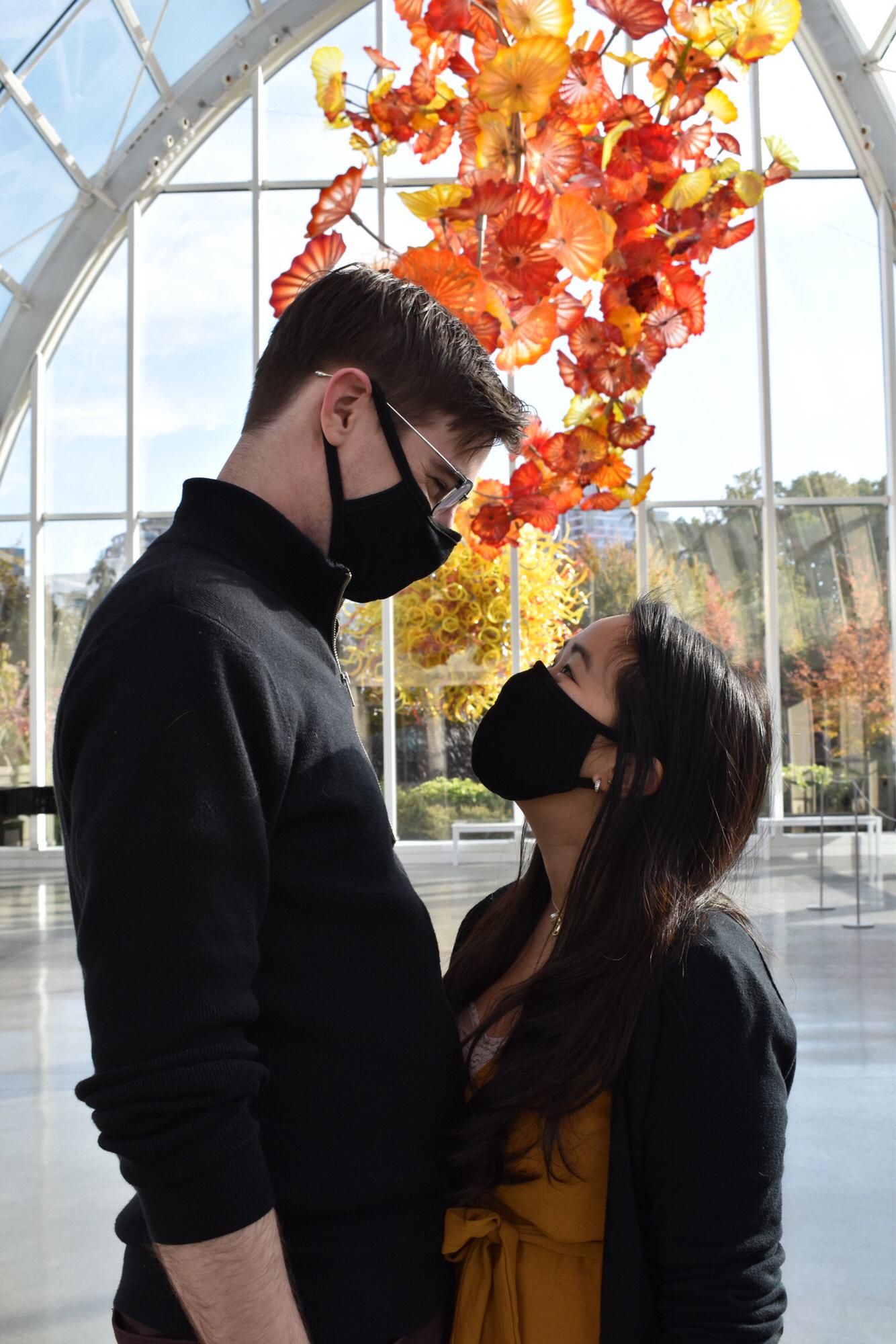 This was shortly after Mykhanh proposed to Josh at Chihuly Garden & Glass!