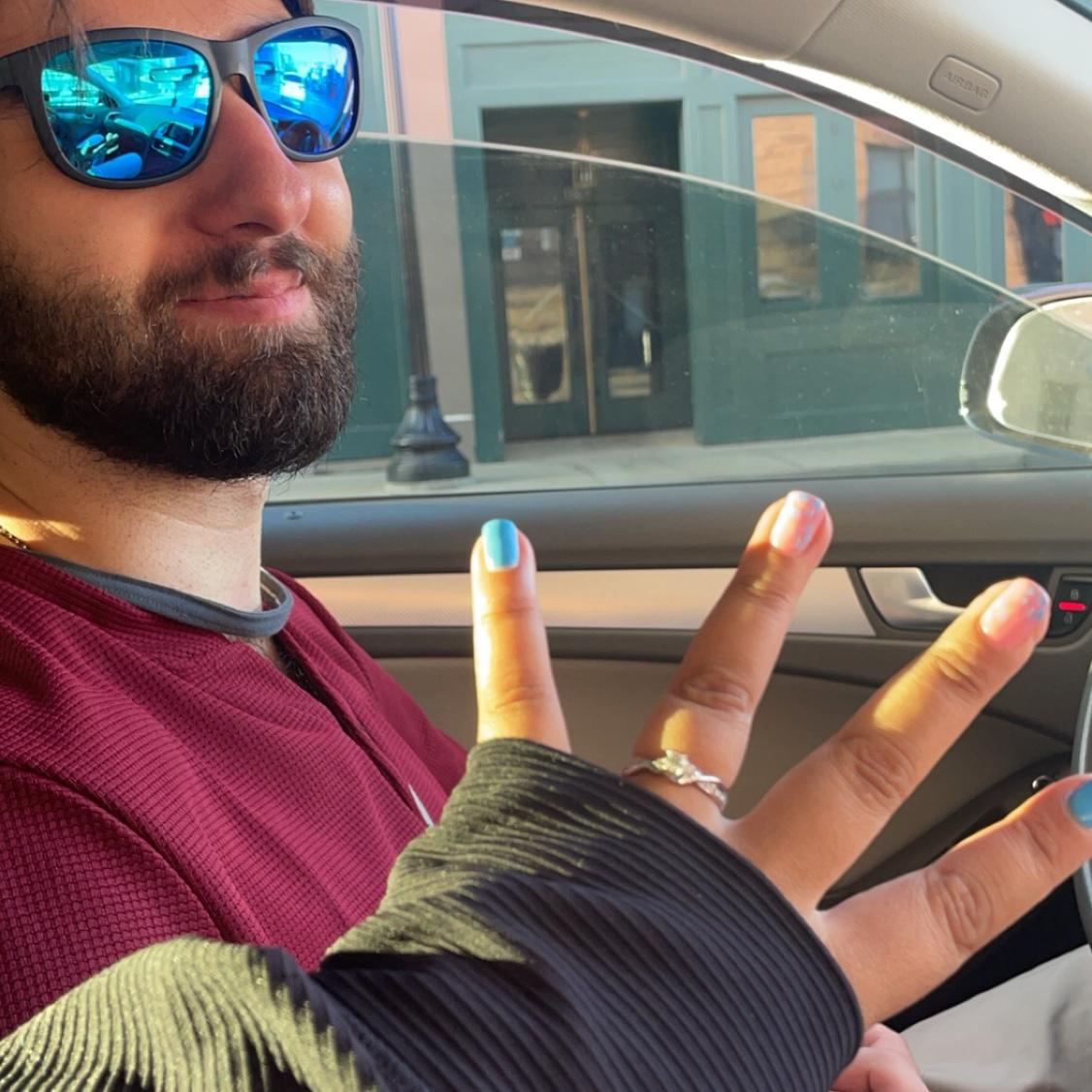 The day we got engaged