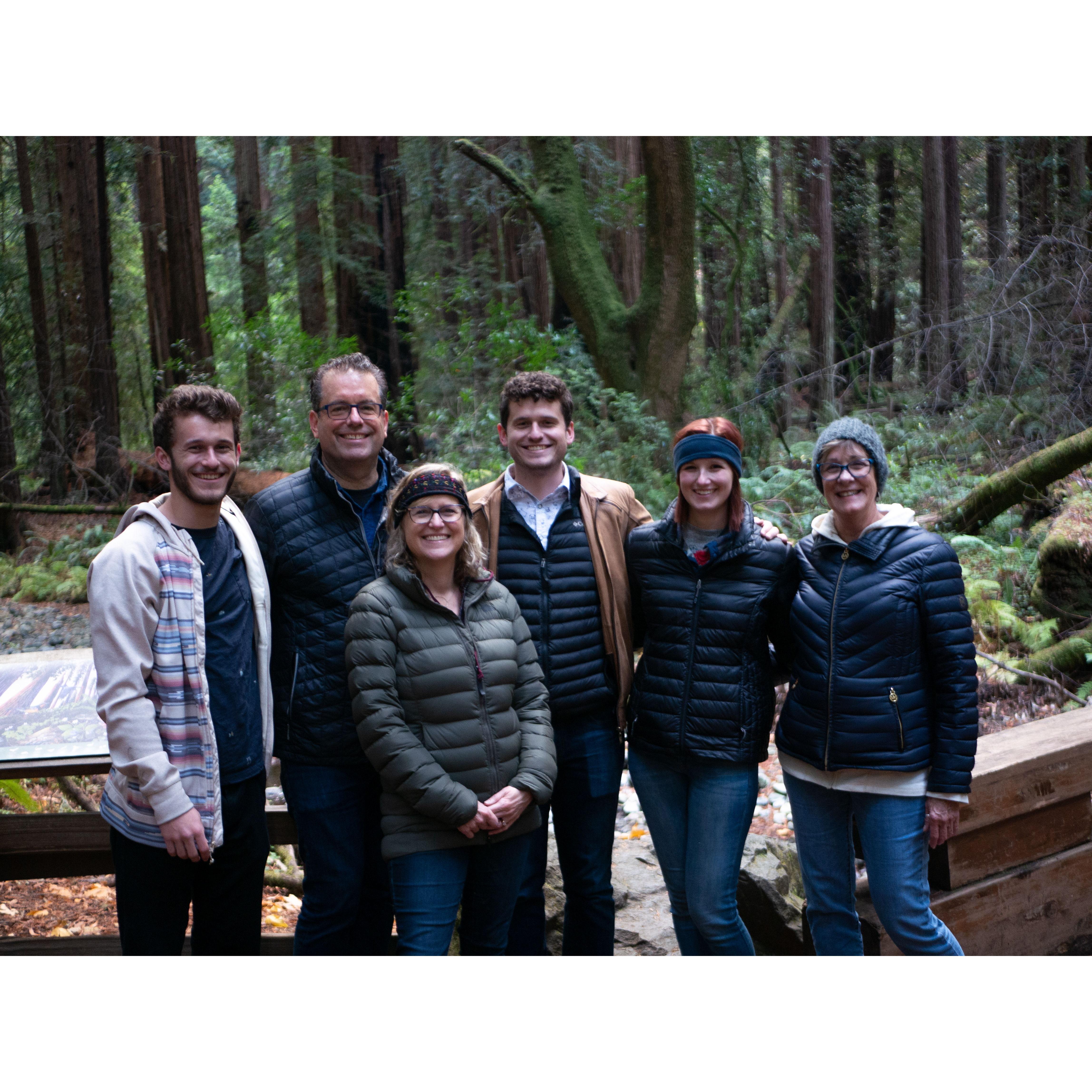 Muir Woods with family, 2019