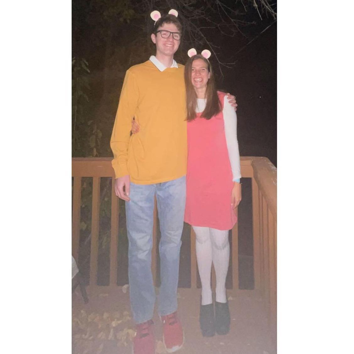 Arthur and DW for Halloween 2021