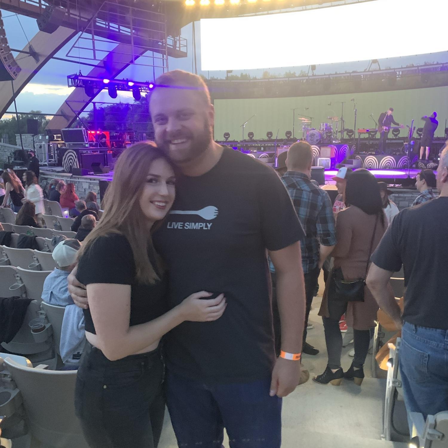 Our first concert- Needtobreathe!
