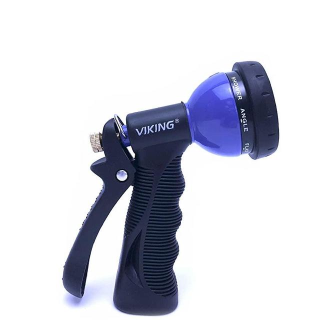 VIKING Adjustable, High Pressure Hose Nozzle for Car Washing, Watering Plants and Lawns