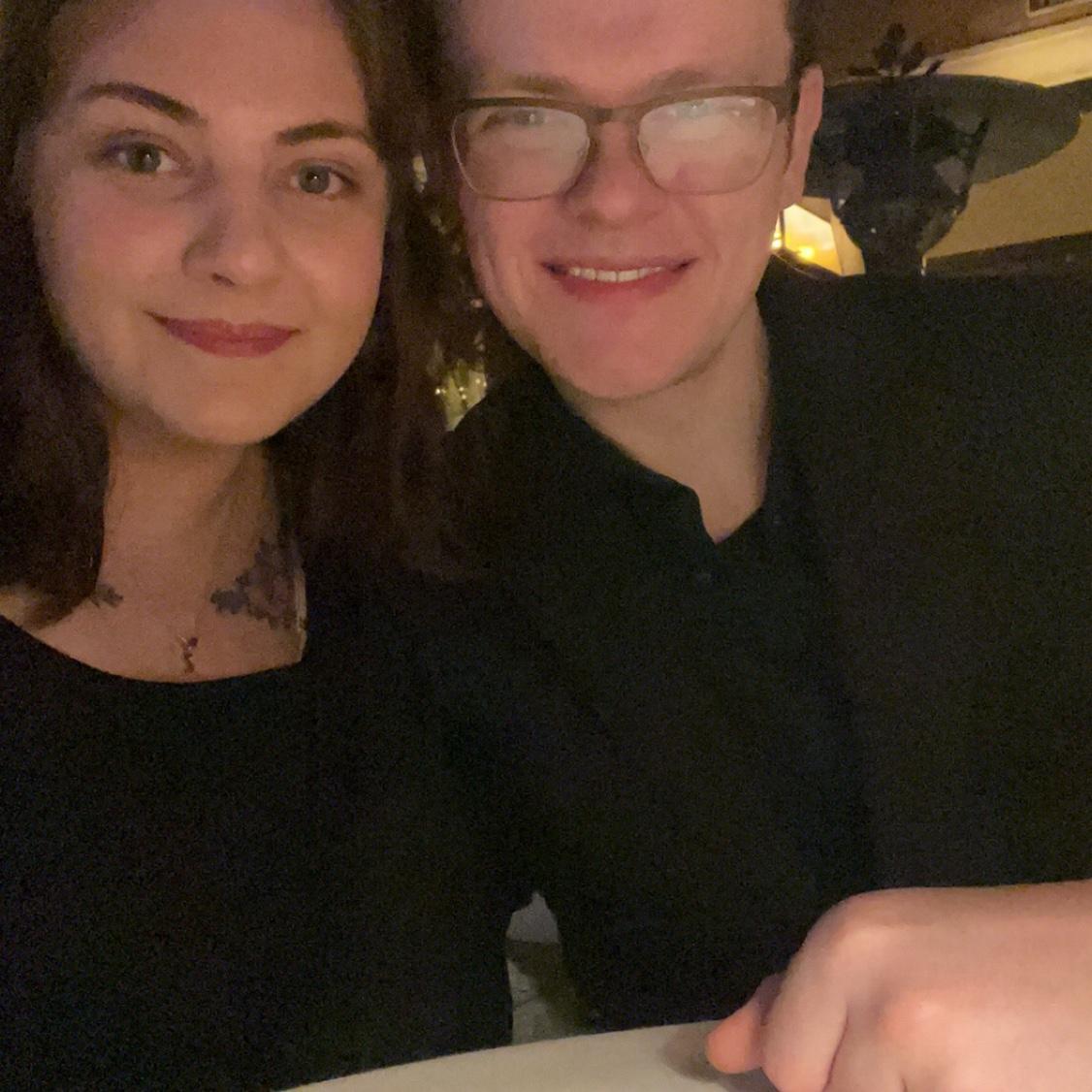 The night we formally got married in Las Vegas. We originally went to the Marriage License Bureau and thought signing papers was it… but turns out we had to take a trip to a chapel!