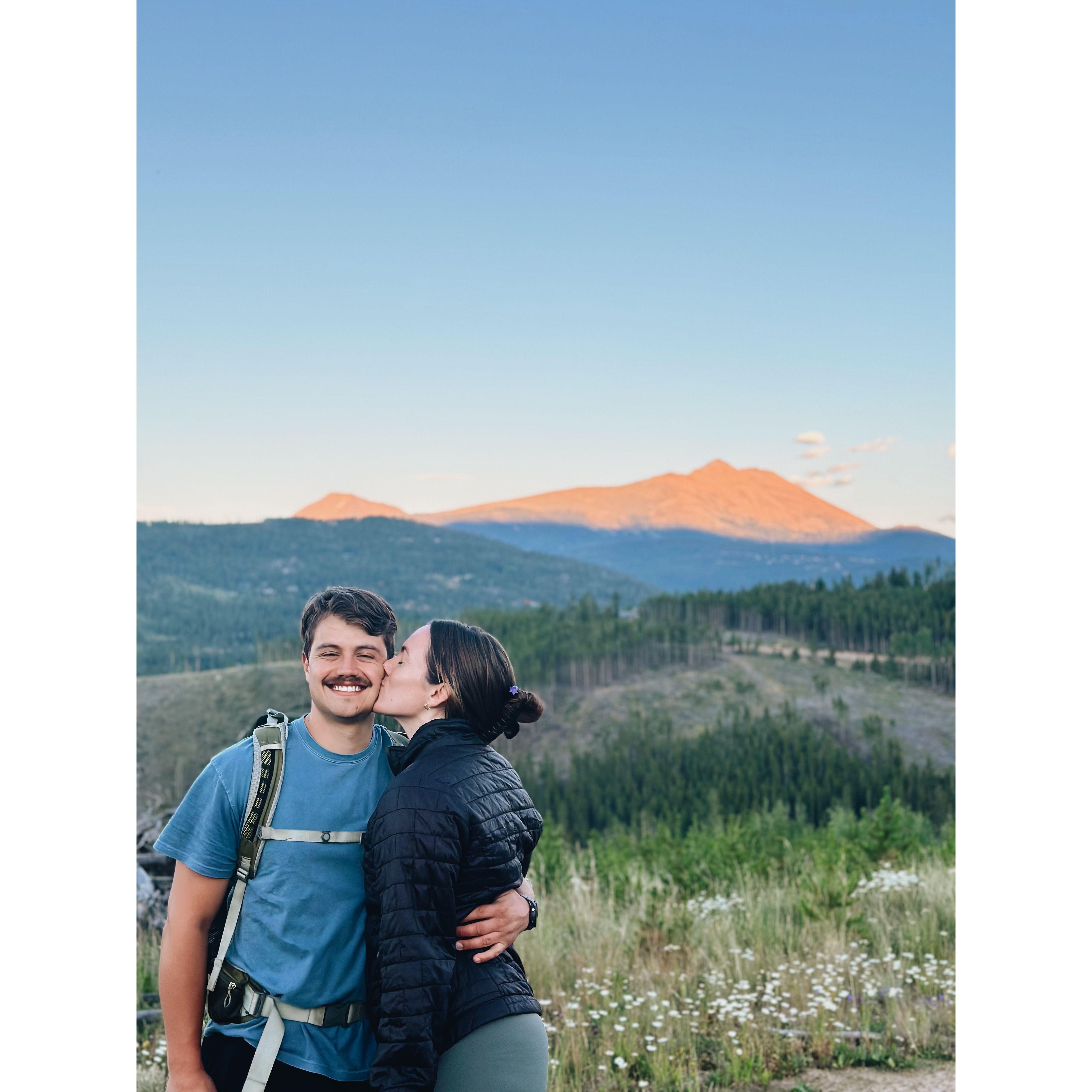 Out hiking in Breckenridge over the summer :)