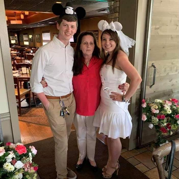Rachel's surprise wedding shower with my Mom, the Sug!