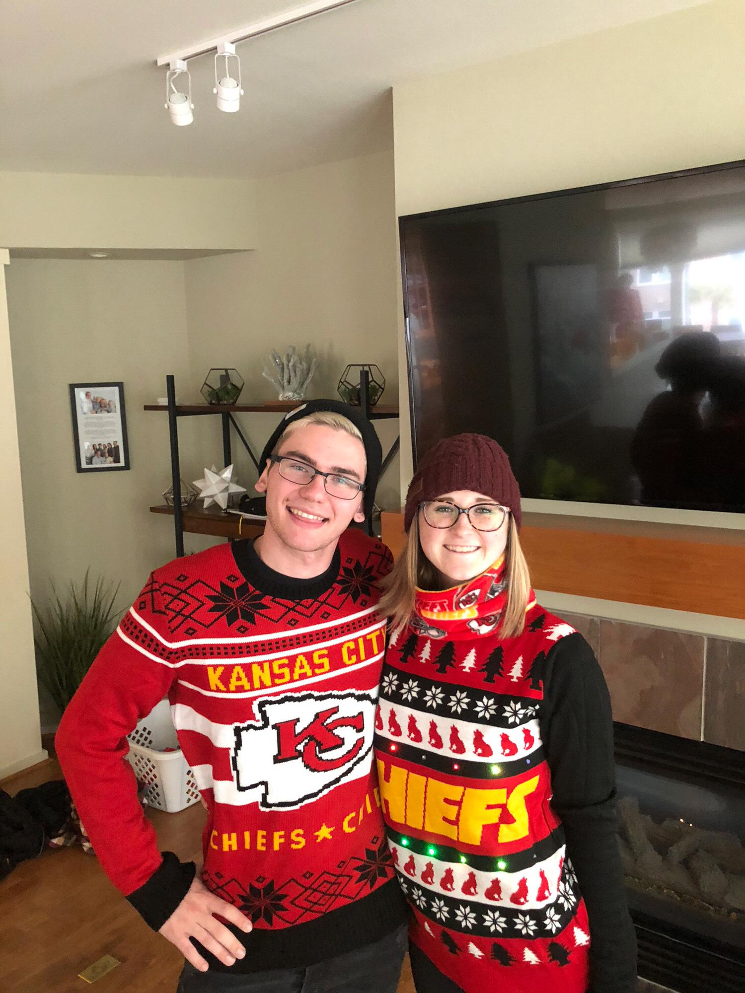 Our first Chiefs game! In Seattle, December 2018.