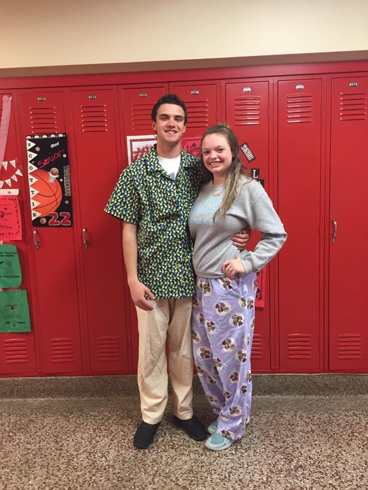 The pj’s they made in sewing class together! A hobby they’re trying to get back into.