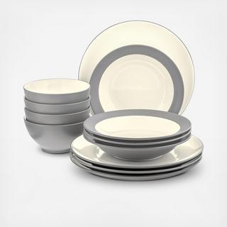Colorwave 12-Piece Dinnerware Set by Macy's, Service for 4
