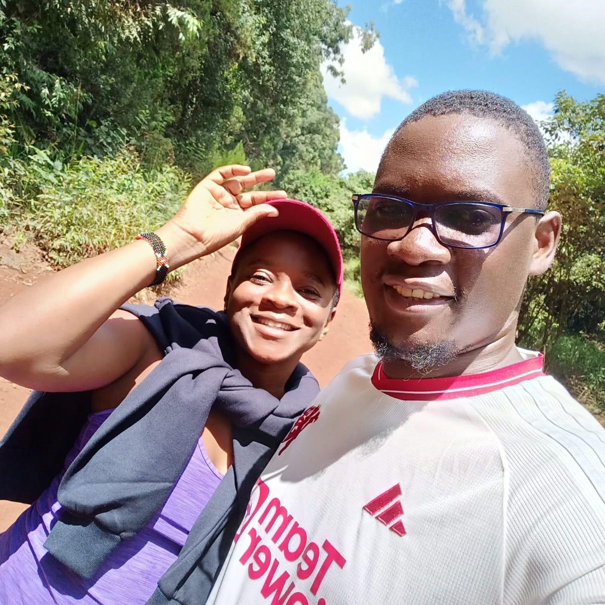 Here I was pregnant and we had gone for our usual weekend walk at Karura as recommended by doctors and I had also moved back to Nairobi permanently
