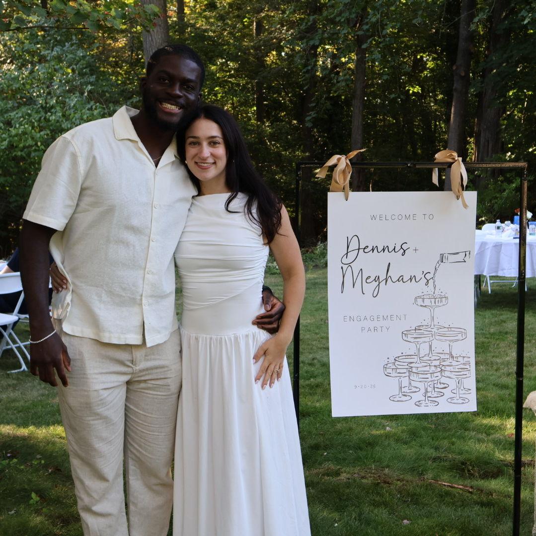 Our engagement party.