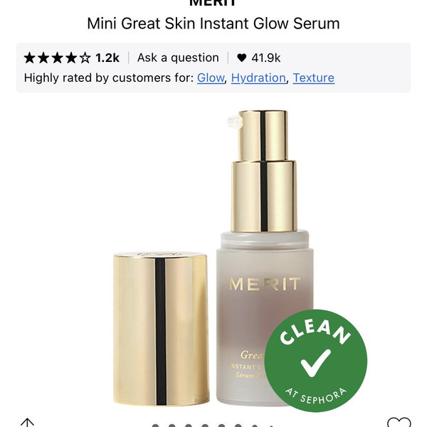 Mini Great Skin Instant Glow Serum - MERIT | Sephora