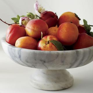 French Kitchen Marble Fruit Bowl