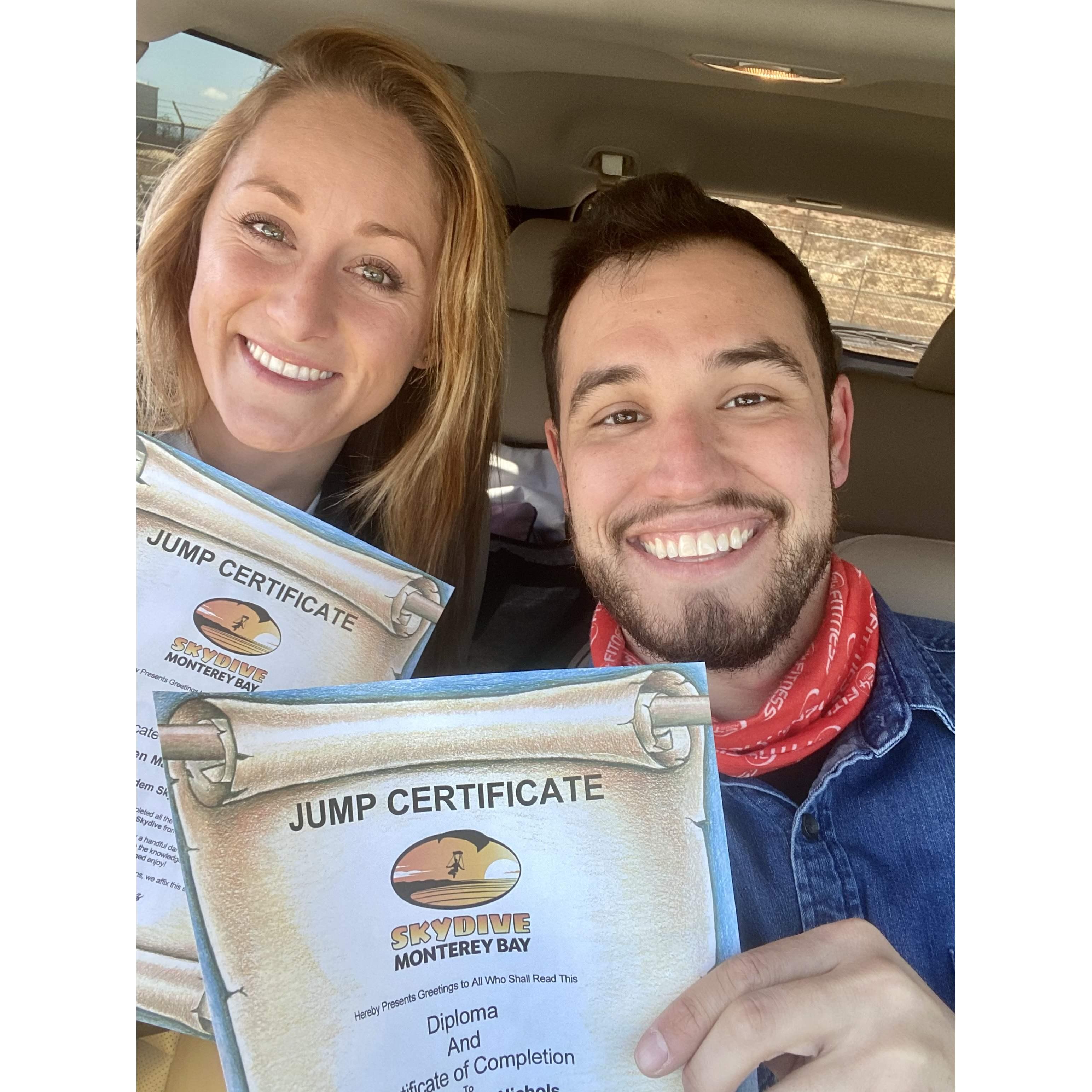 Our 1st Skydiving Trip