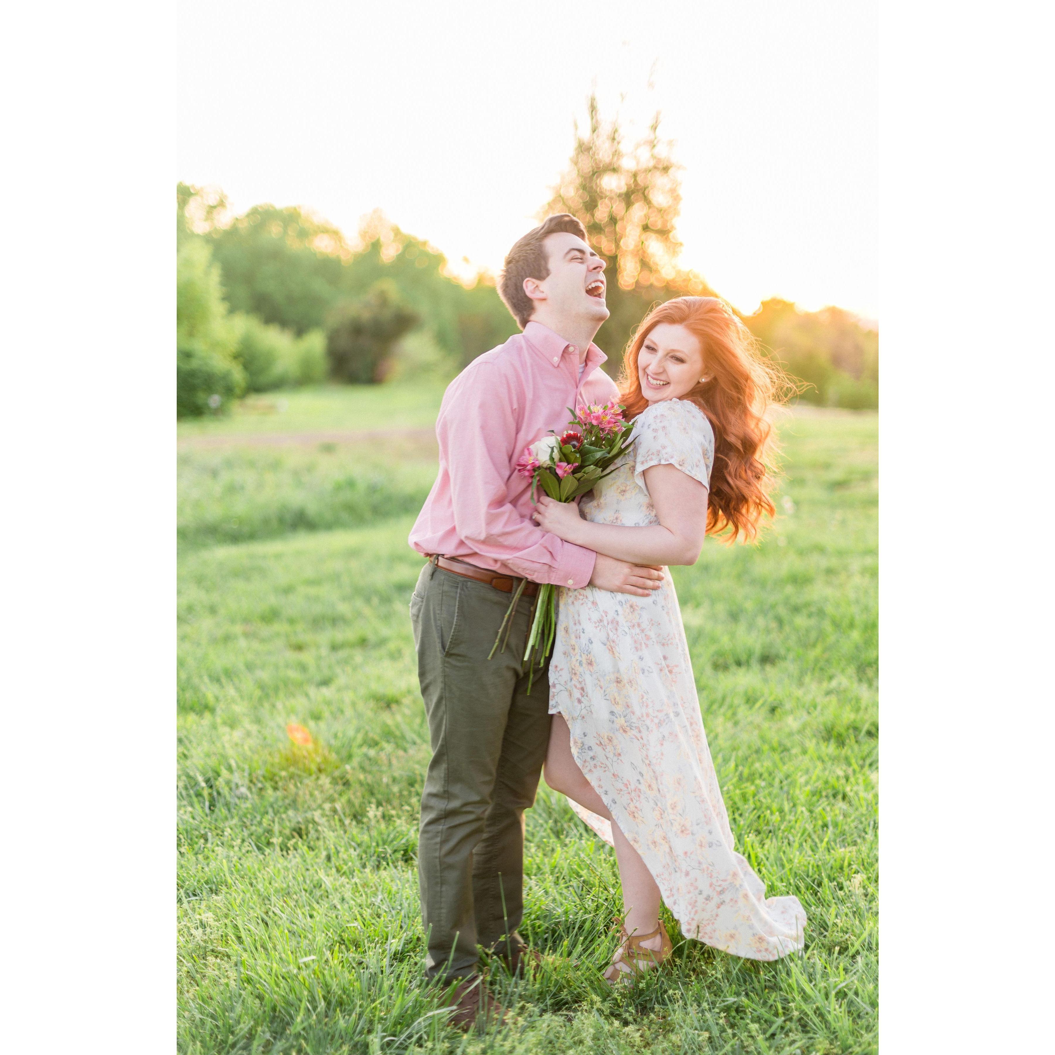 We love laughing together.
PC: Hunter and Sarah Sheldon
