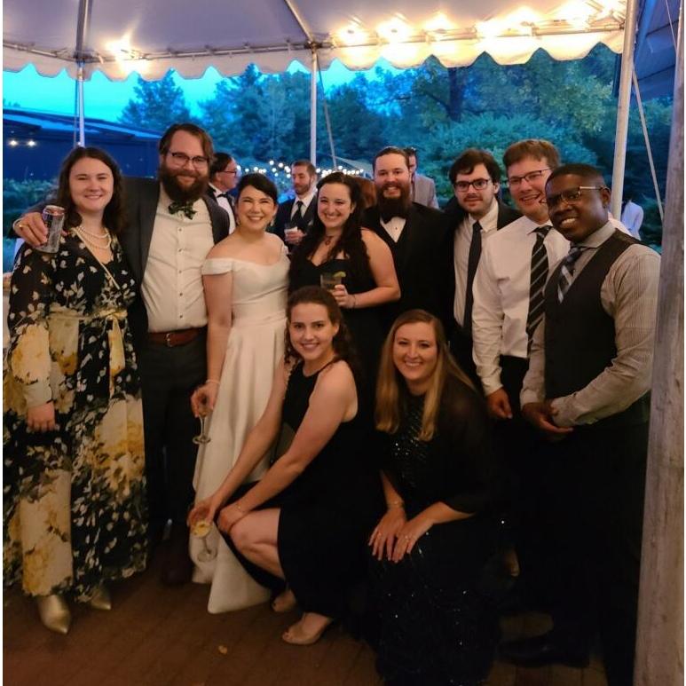 Lauren's Maid of Honor Katherine's Wedding. The High School Gang