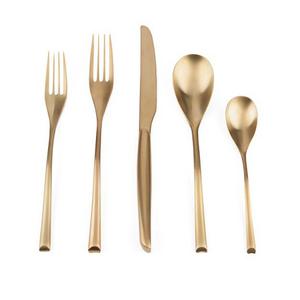 H Art Gold Flatware Set