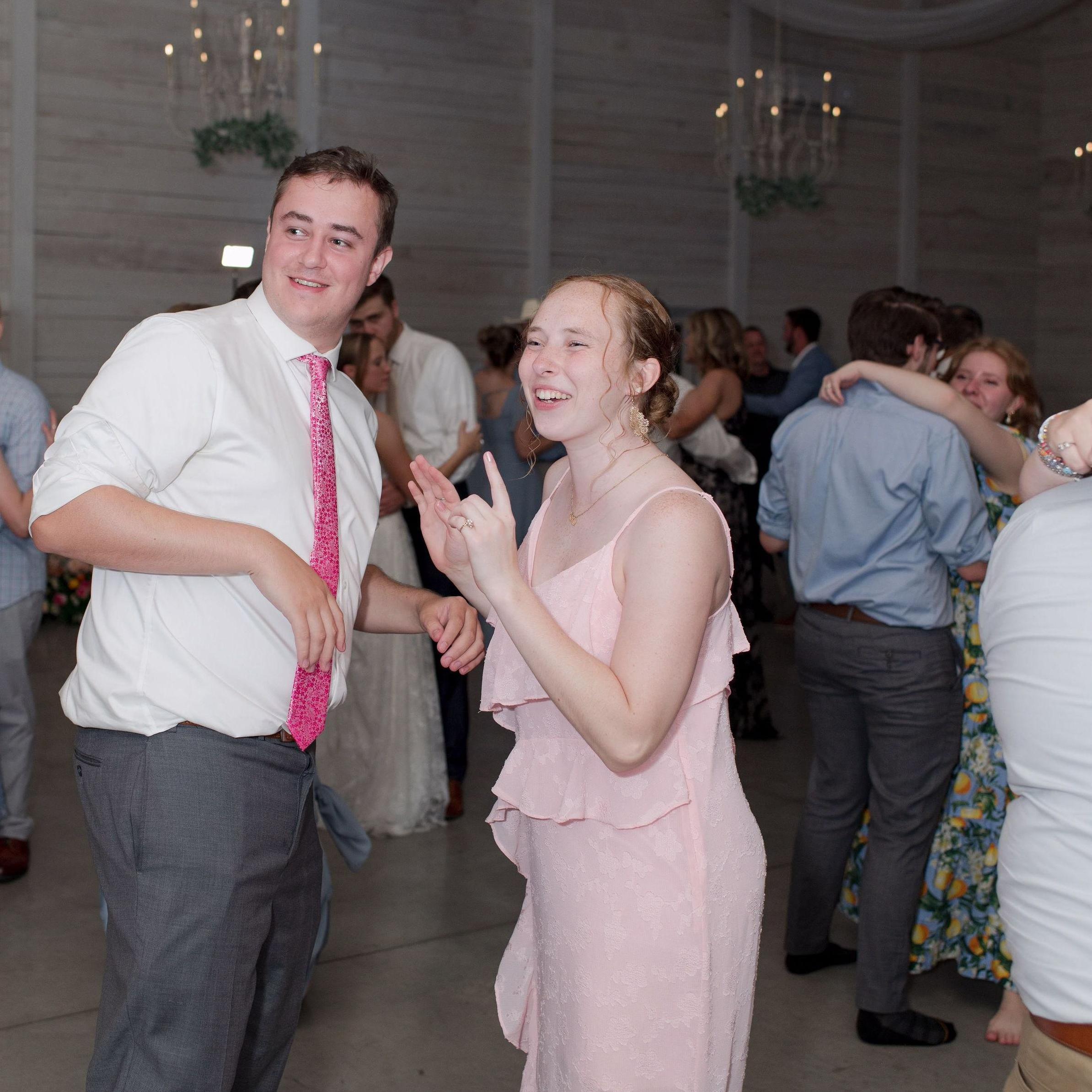 Summer 2024 - Practicing our moves for our own wedding