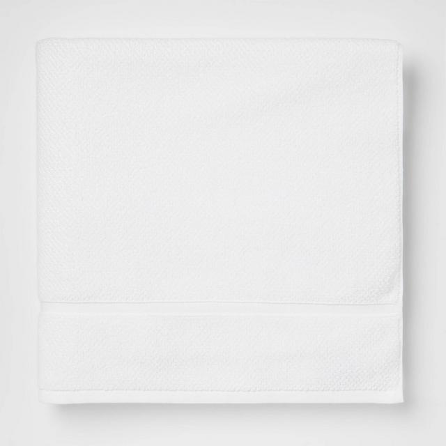 Performance Texture Bath Sheet White - Threshold™