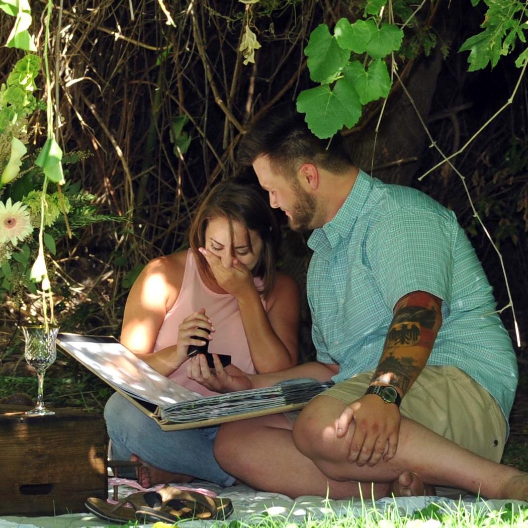 Alexia: Looking at the ring he customized for me, knowing how much effort and time he spent. So in love!