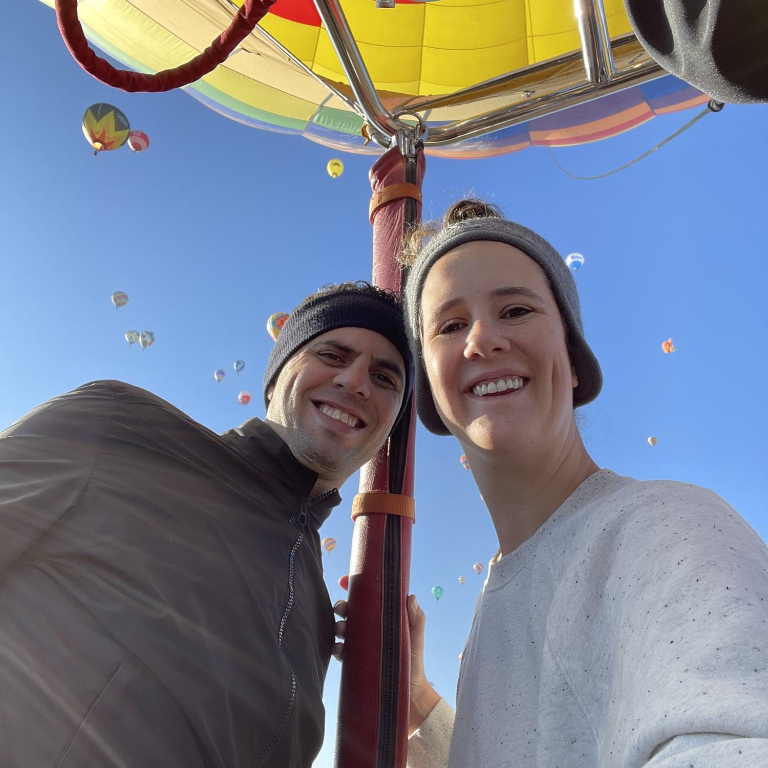 Mom and Dad flying away for some fun🎈