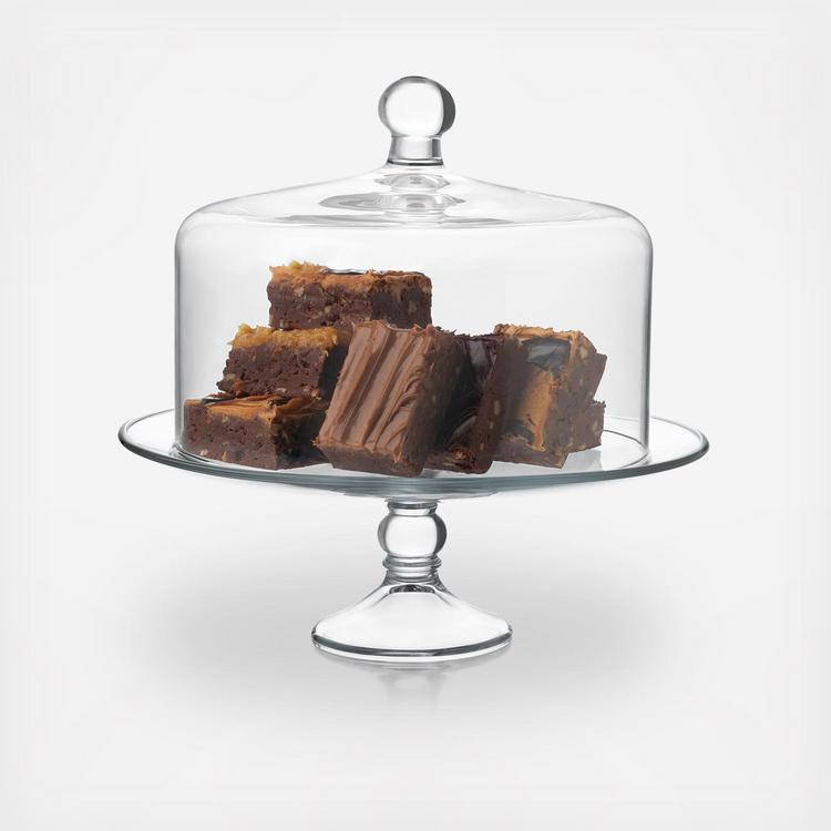 Libbey, Selene 2-Piece Cake Dome Set | Zola