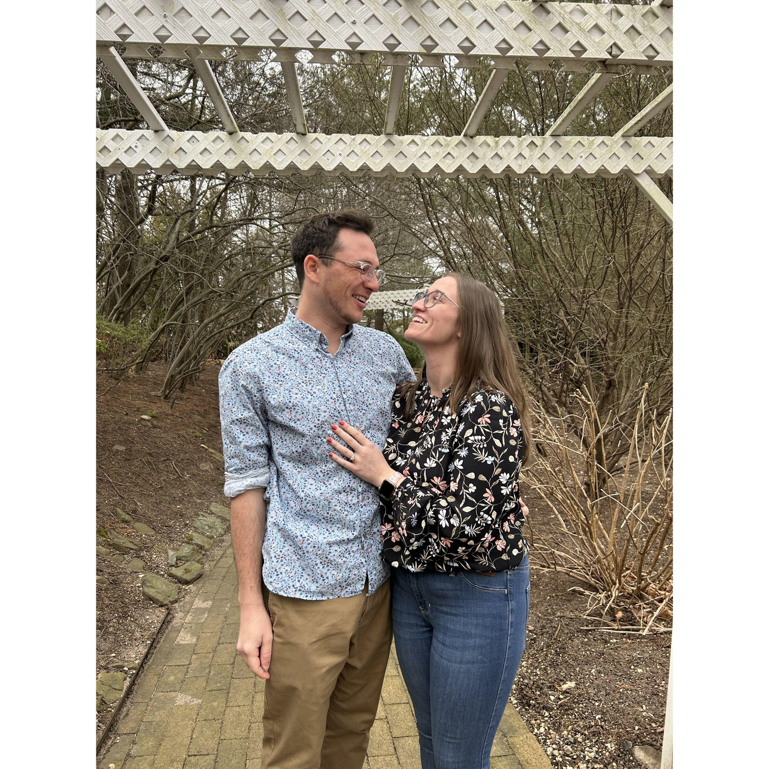 A photo from the weekend we got engaged at the Garden City Hotel.