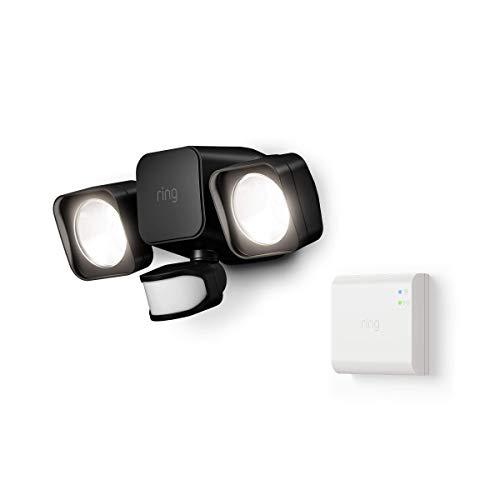 Ring Smart Lighting – Floodlight, Battery-Powered, Outdoor Motion-Sensor Security Light, Black (Starter Kit)