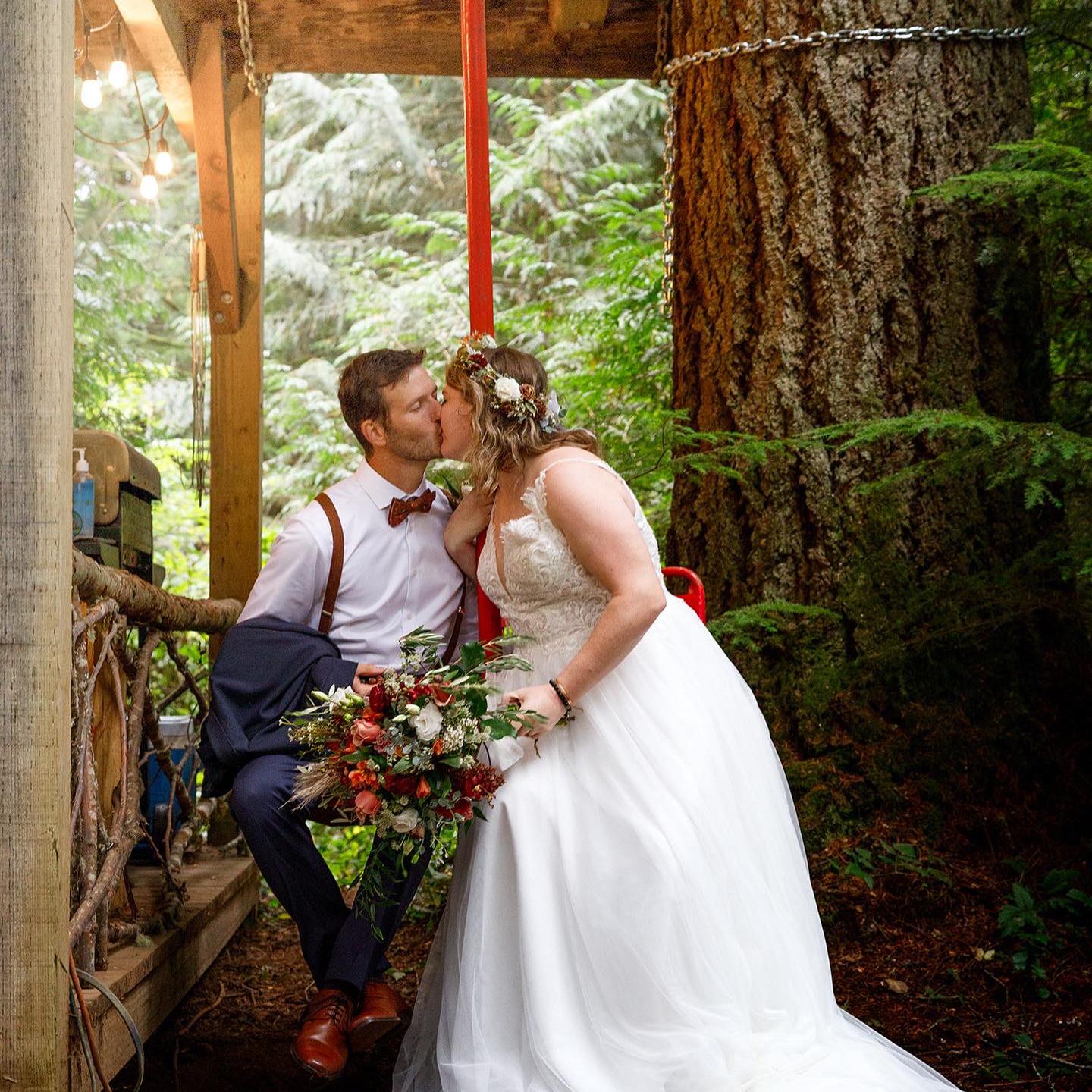 Our tree house had a ski chair lift.