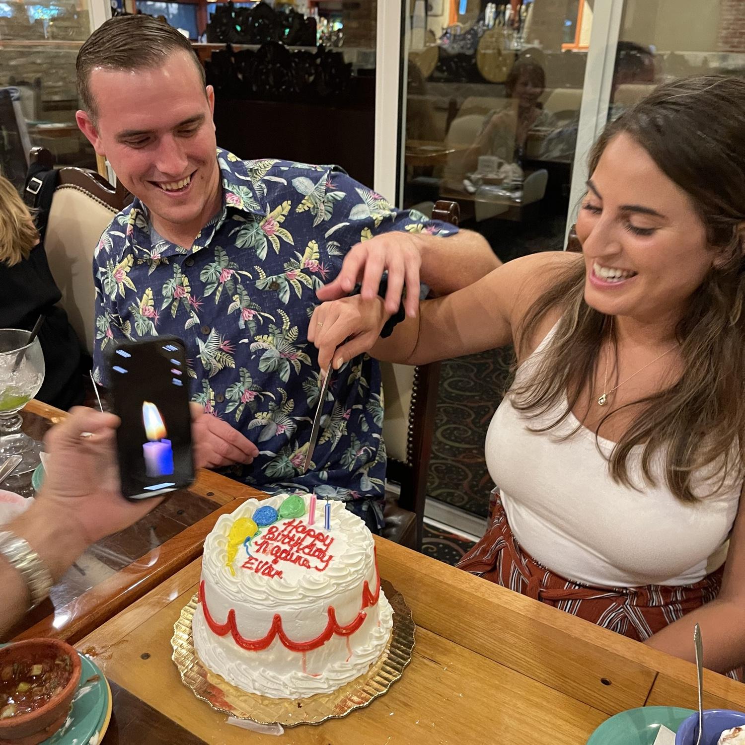 Nadine and Evan's birthdays are only 2 weeks apart!

July 2021