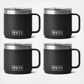 Rambler 14 oz. Stackable Mug with Magslider Lid, Set of 4