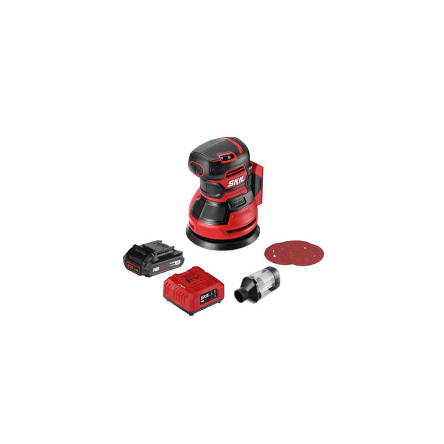 SKIL 20 PWR Core 20 Cordless Random Orbit Sander Kit