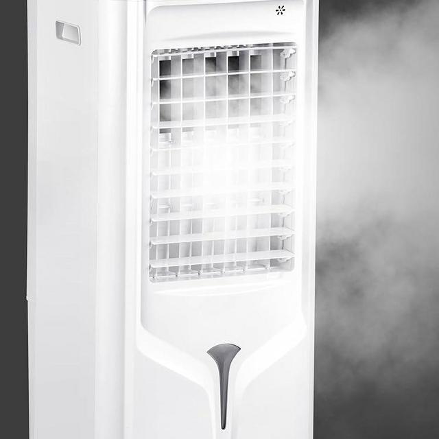 AKIRES Swamp Cooler,Portable Evaporative Air Cooler with 4.2-Gal Water Tank,4 Ice Packs,100° Oscillation,12H Timer,Bladeless Cooling Tower Fan for Indoor,Room,Bedroom,Office