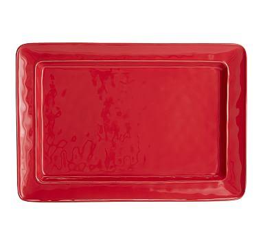 Cambria Rectangular Serving Platter - Turquoise