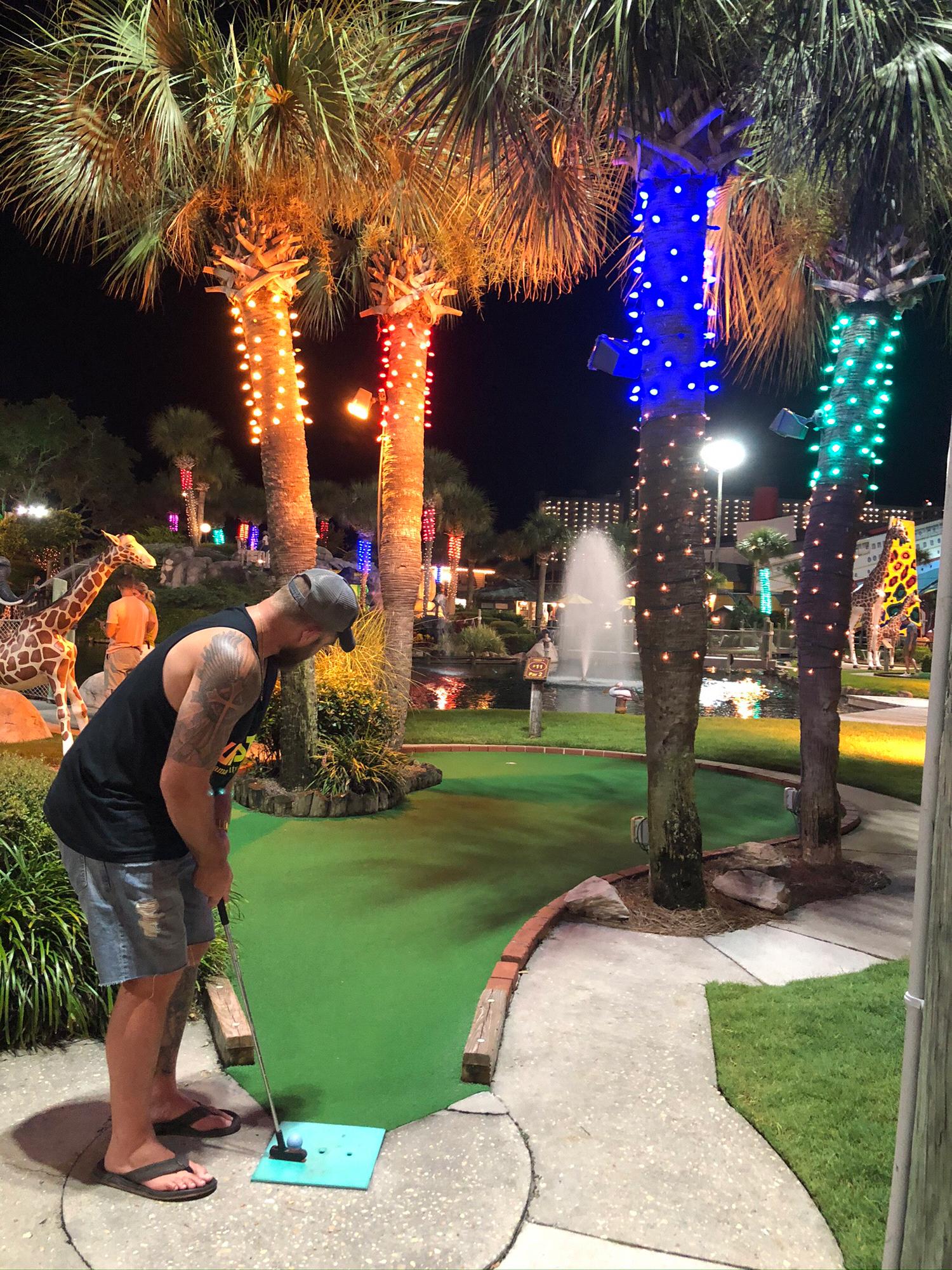 Putt-putt in PCB, FL - September, 2020.