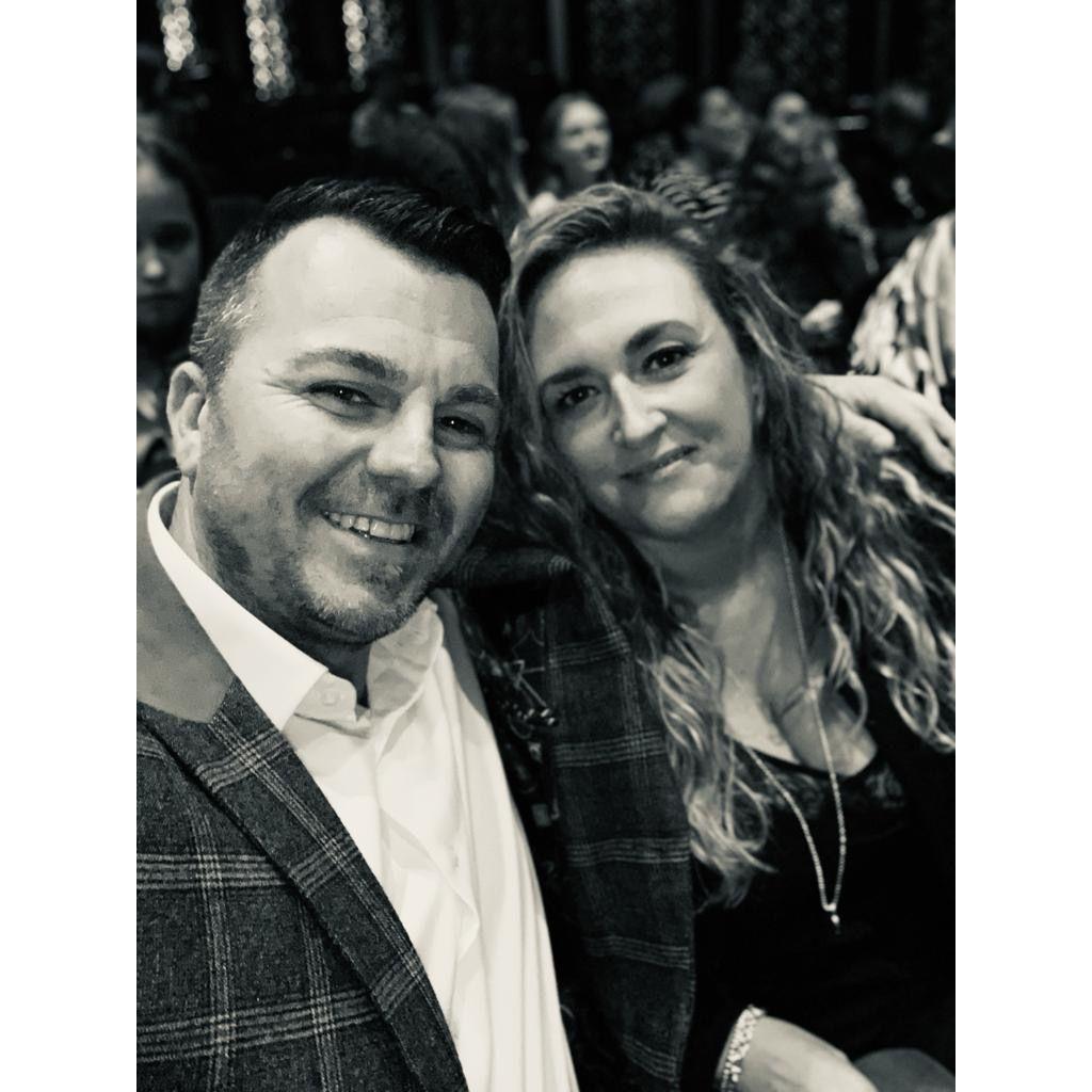 Mary Poppins at the theatre..... Mark cried his eyes out