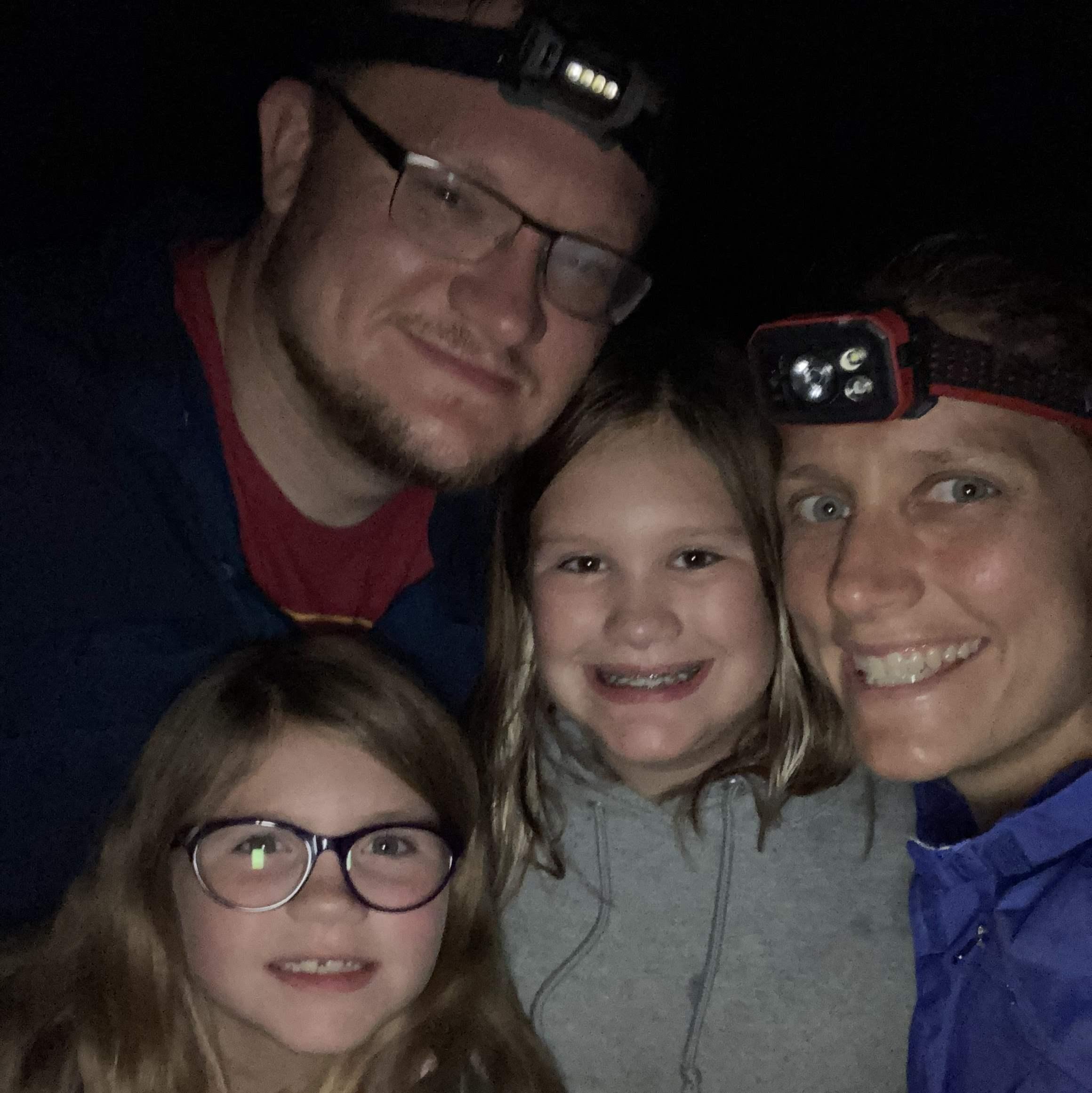 Camping was stormed out, but we've never shared so much love and joy with one another!