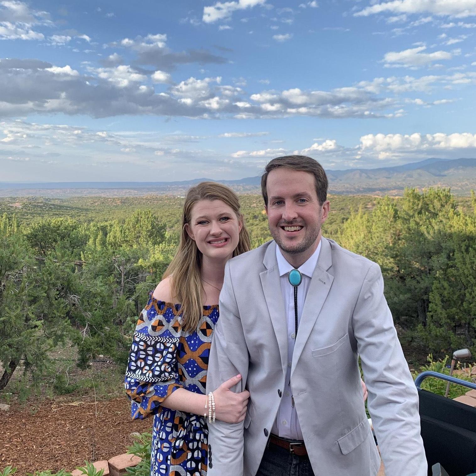 At a wedding in Santa Fe, NM