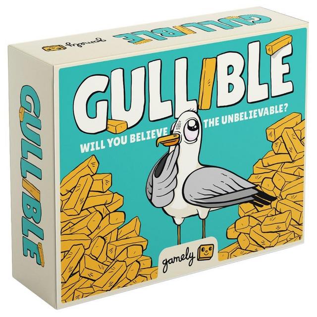 Gullible: The Hilarious Team Game of Creativity, Bluffing and Astonishing Facts. Will You Fool Your Family and Friends or Believe The Unbelievable? (Gullible - Same Game, Smaller Box)