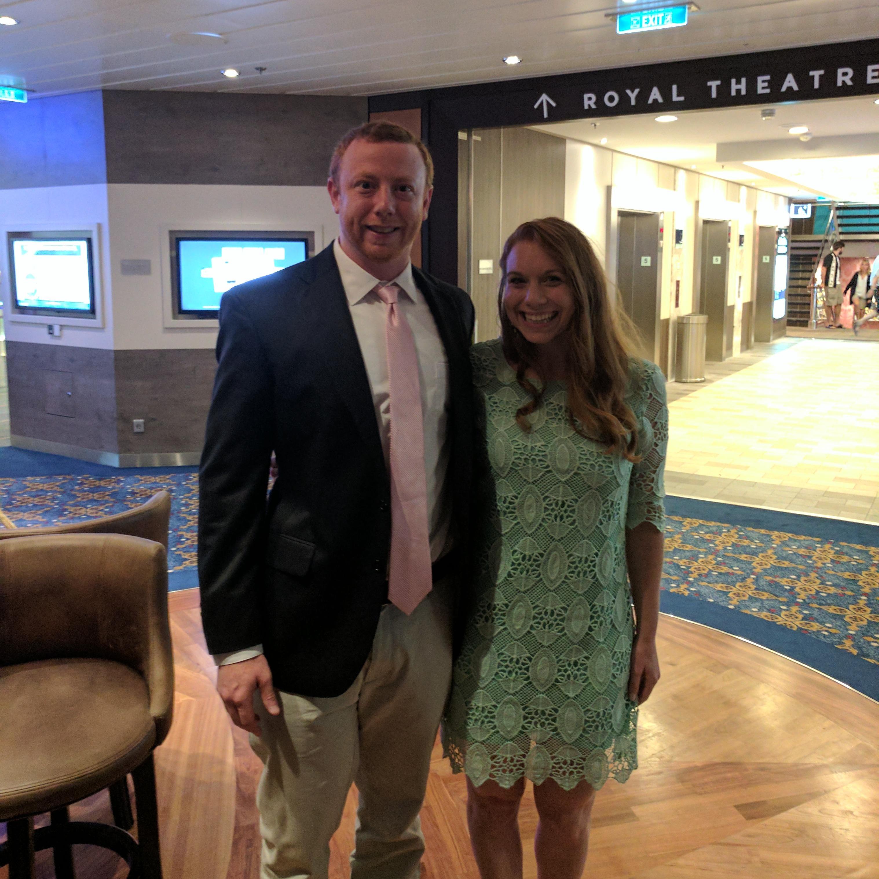 Formal night on Bermuda cruise