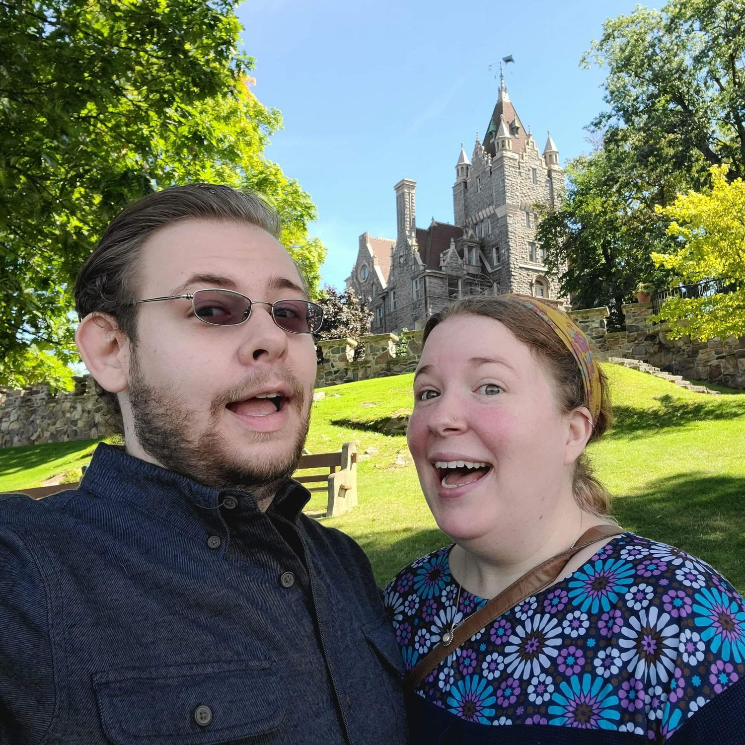 At Boldt Castle on Heart Island in the Thousand Islands, an early Covid outing