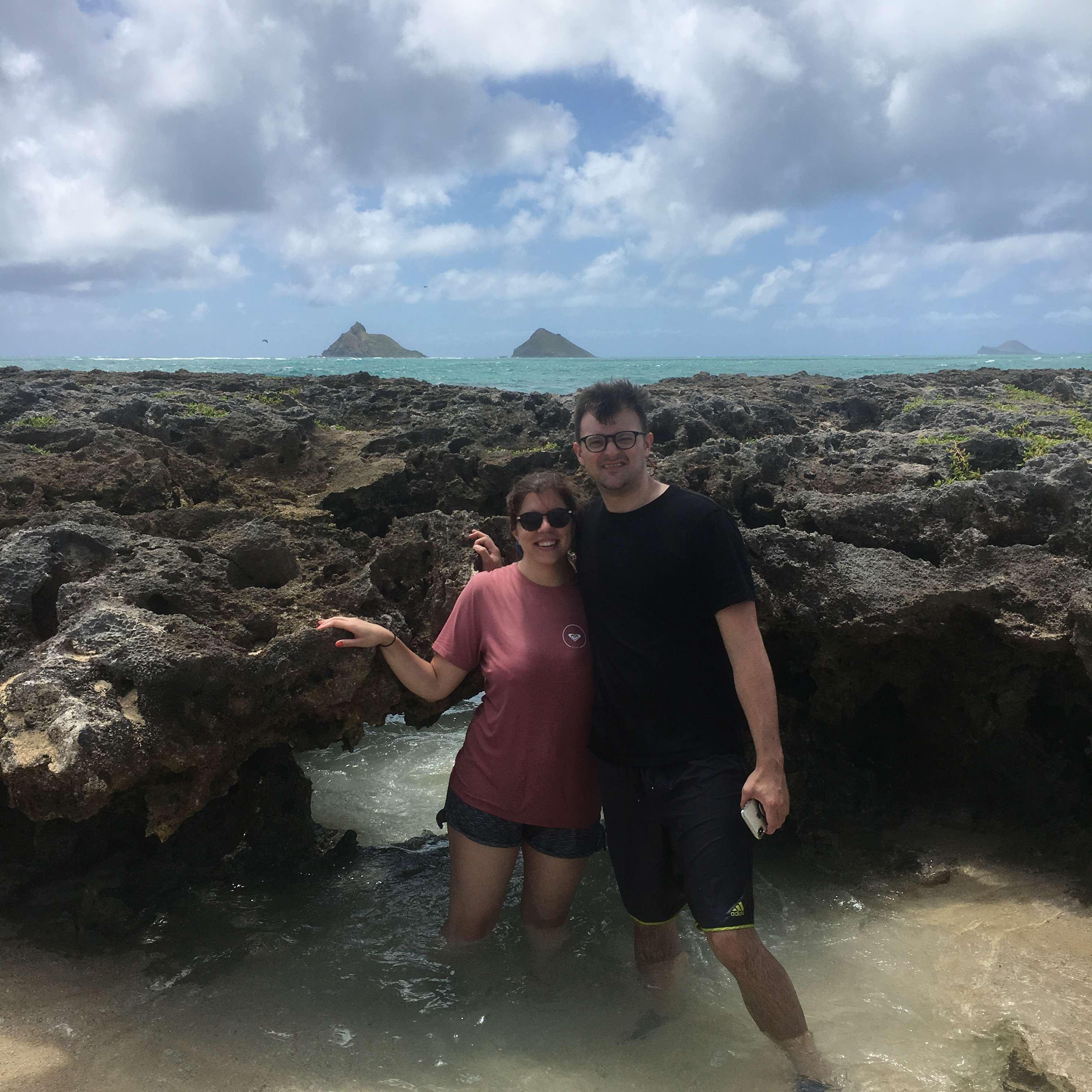 We also kayaked out to this island off Honolulu