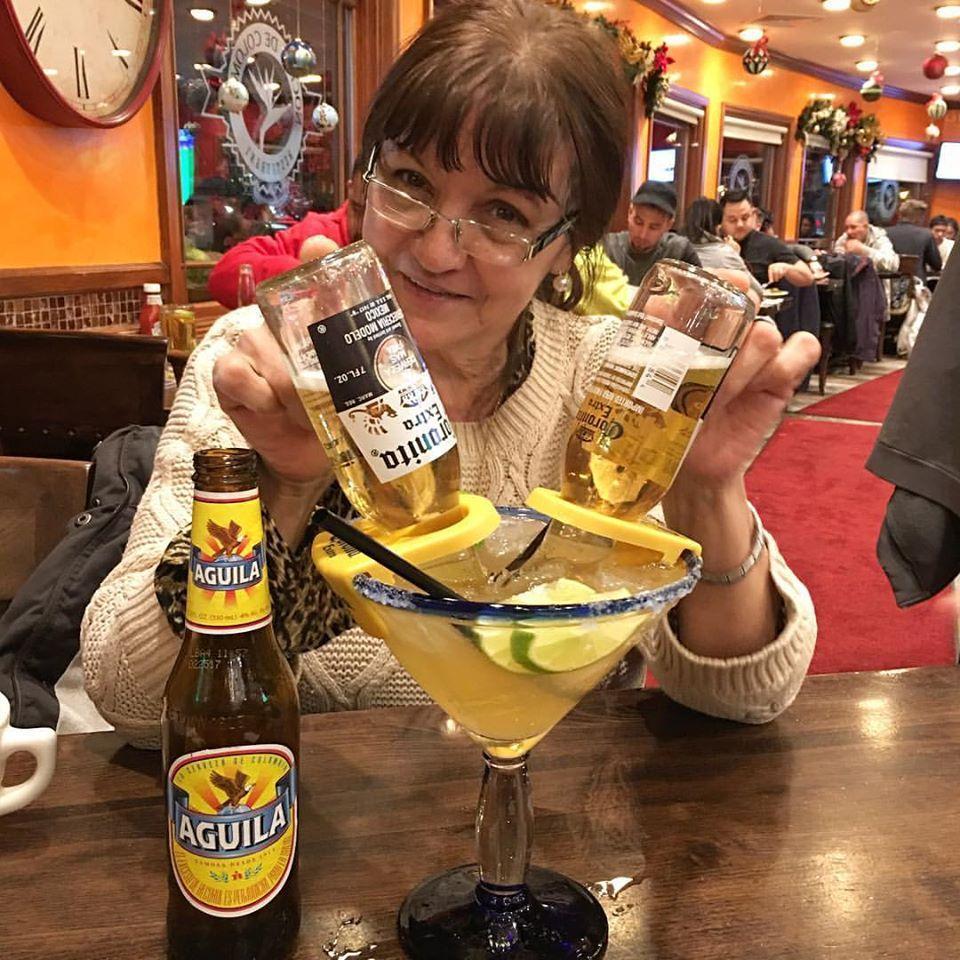 Kim's mom, Gloria.