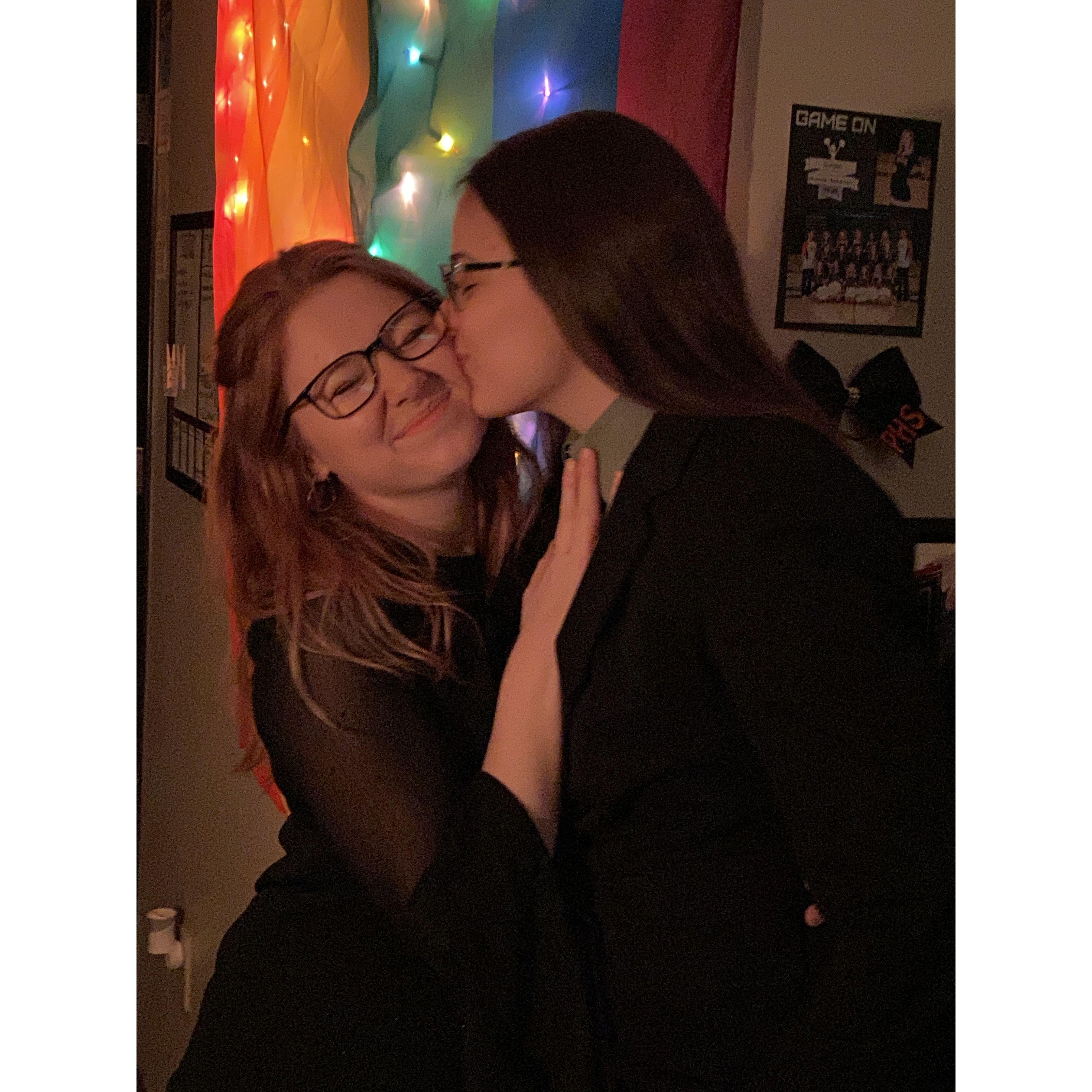 Our first Valentines together.