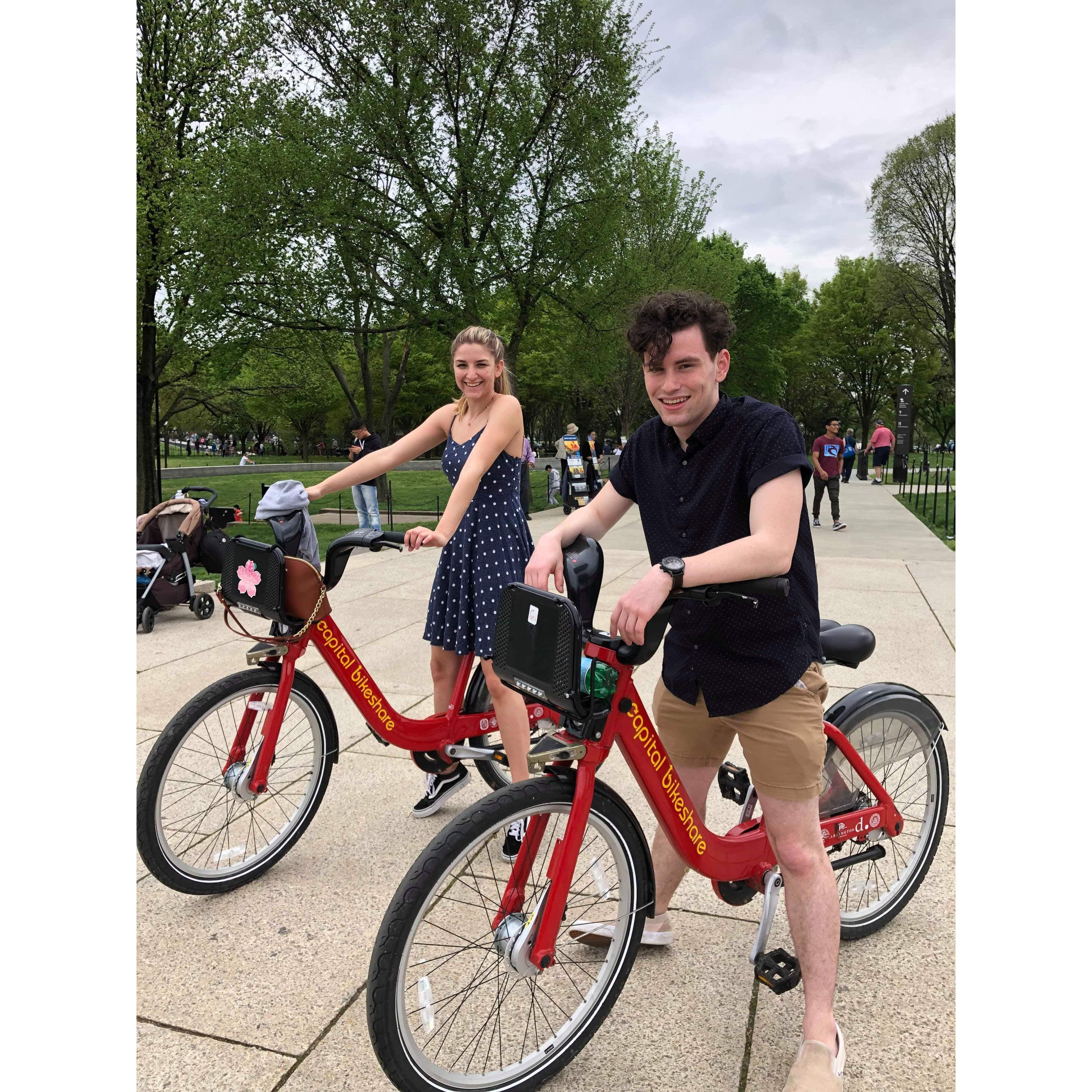 Biking in Washington D.C.
