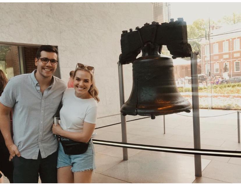 At the Liberty Bell in Philadelphia