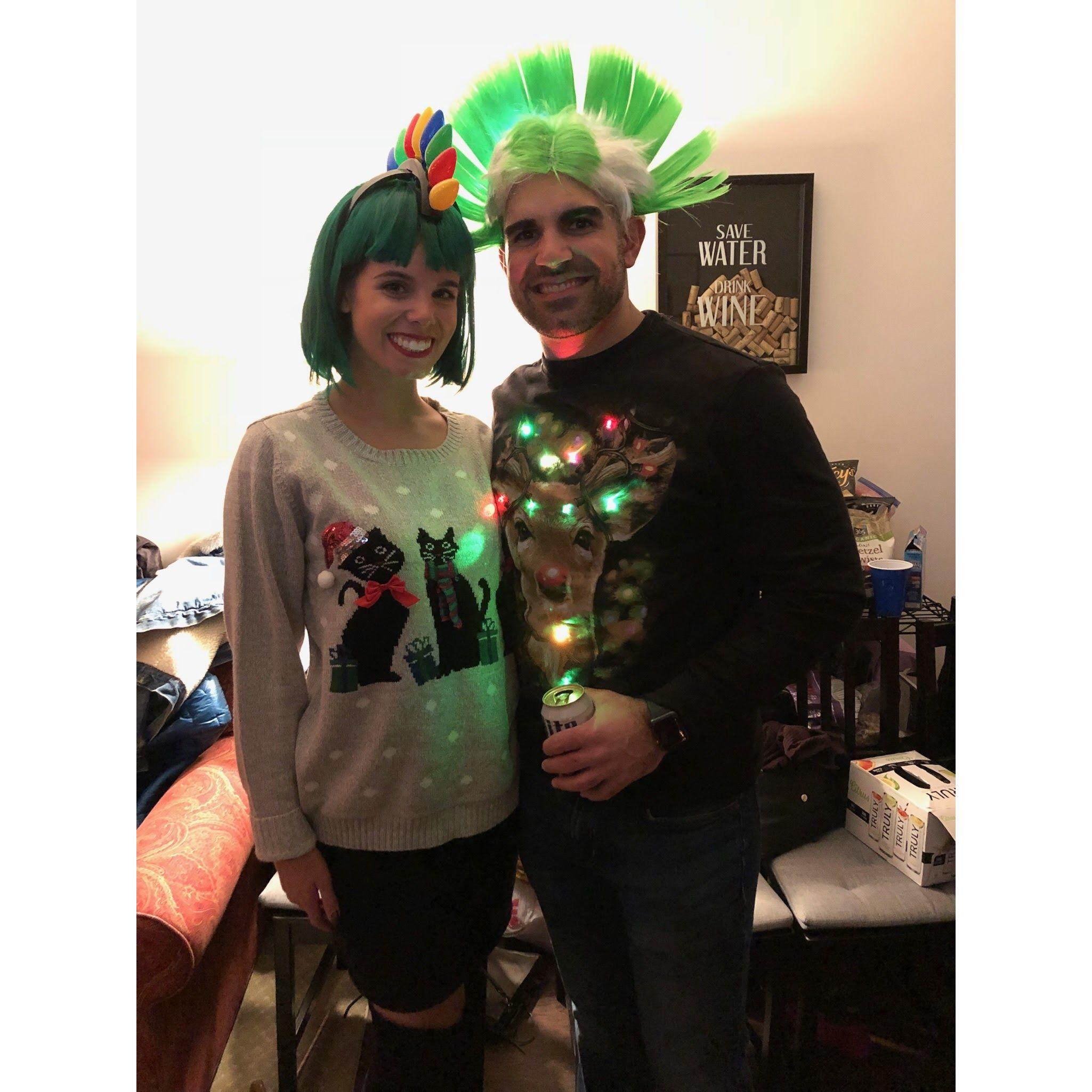 At a wig party Jaclyn and her roommates Meredith and Paulina hosted in 2018