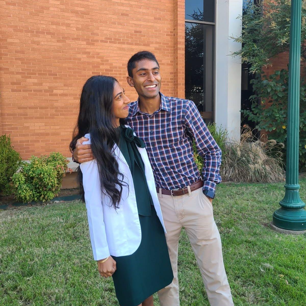 Radhi's White Coat Ceremony + Nikhil making a dad joke ;)