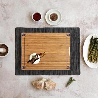 Concerto Glass Top Cheese Cutting Board & Tools Set