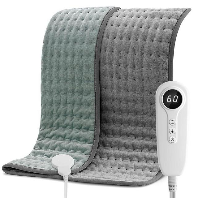 XXL Heating Pad for Back/Neck/Shoulder Pain Relief, 20"x24" Electric Heating Pads for Period Cramps/Knee with 6 Heat Settings, 4 Timer Levels, Moist Heat Option, Gifts for Mom/Women/Her/Dad/Men/Him