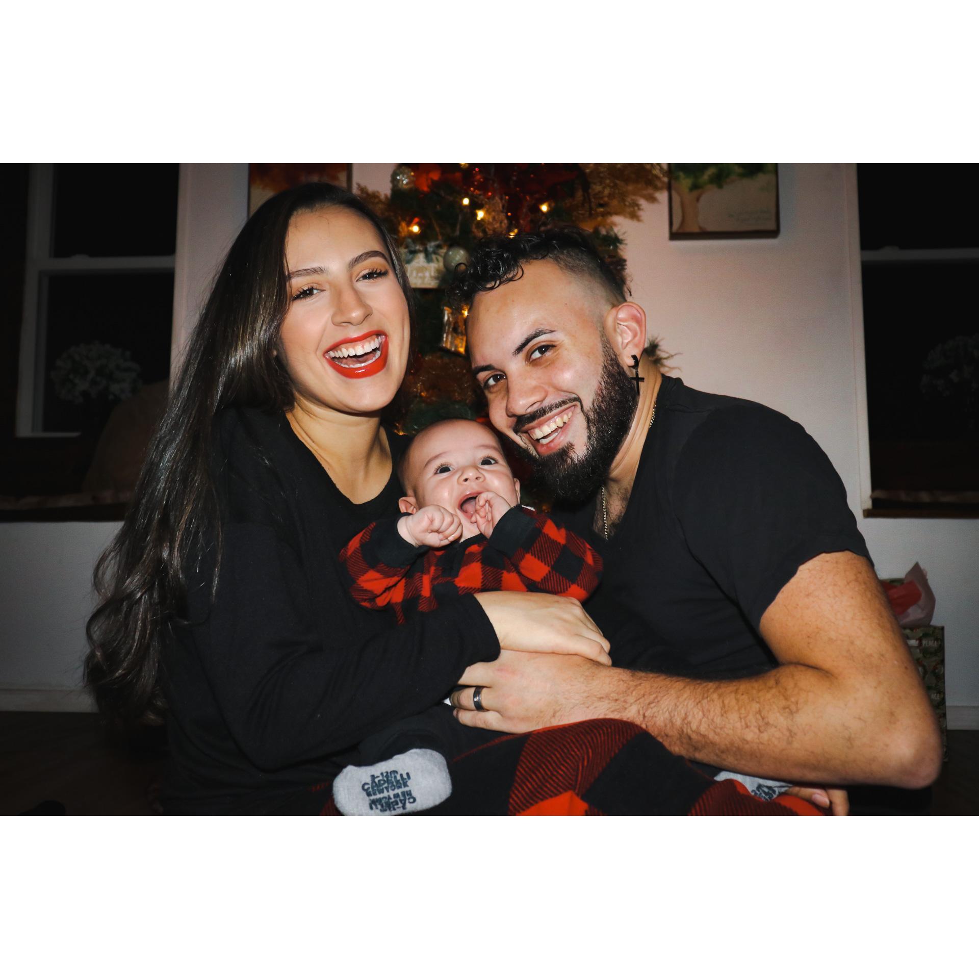 Our first Christmas with our son Kaius. December 2021